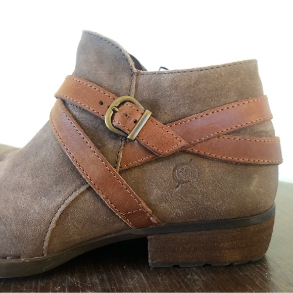 Born Kelle ankle boot in distressed taupe leather (7.5) - Picture 8 of 8